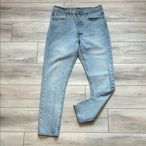 Levi's Premium Denim 501 skinny fit jeans size 28 button fly